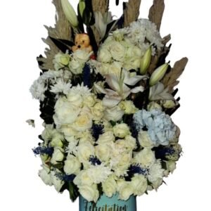 Un bouquet inspiré par les oasis marocaines et l’élégance des palmiers.