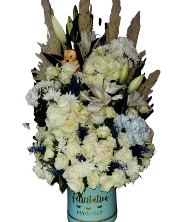 Un bouquet inspiré par les oasis marocaines et l’élégance des palmiers.