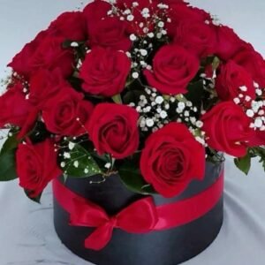 Un bouquet affectueux et romantique, parfait pour les amoureux.