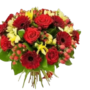Un bouquet contrasté et symbolique.