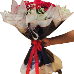 Un bouquet de paix et d’amour.
