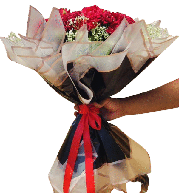 Un bouquet de paix et d’amour.