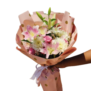 Un bouquet délicat et précieux.