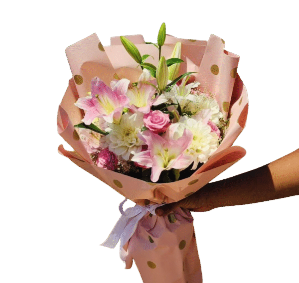 Un bouquet délicat et précieux.
